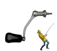 Maniglie per bobine di pesca - Manico di bobina di sostituzione | Acciaio inossidabile Fishings ergonomici Ruota a ruota Ruota Parti di impugnatura del braccio di bilanciere, presa di pesca per bobine