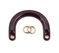 Maniglie per borsa UShape Maniglia con fibbia Maniglie di ricambio per BeachBag Borsa in paglia intrecciata Accessori per borsa da donna