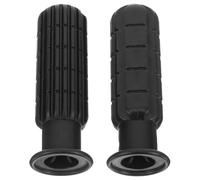 Maniglie per Calcio Balilla Professionali, Antiscivolo | PVC Nero, 1 Paio per Aste e Tavolo, Montaggio Semplice, Presa Ergonomica Verticale