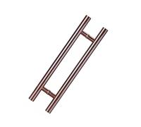 Maniglie per cancello scorrevole per fienili, capannoni e garagesDurable maniglia per porta per cantina doccia e cancelli (COLOR3, distanza fori 400 mm)