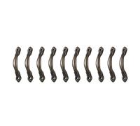 Maniglie per cassetti antiche uniche in metallo, 10 pezzi, per scatole di vino e cassapanche in legno