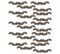Maniglie per Cassetti Stile retrò Antico 20 Pezzi Maniglie per Cassetti in Lega di Zinco per Porta di Scatola di Legno Bronzo Verde