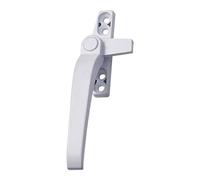 Maniglie per finestre, Maniglia for porta aperta in acciaio plastico ispessito con serratura e vecchia lew for finestra sette caratteri(White,Right)