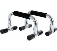 Maniglie per Flessioni Piegamenti sulle Braccia Push Up Bar in Acciaio Cromato