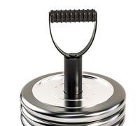 Maniglie per Kettlebell per uso bilanciere | Accessorio regolabile, convertitore Kettlebell per piastre da bar con carico massimo di 100 kg, per esercizi di fitness a casa e in palestra