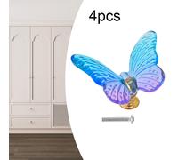 Maniglie per mobili da 4 pezzi, pomelli per mobili dal design a farfalla per