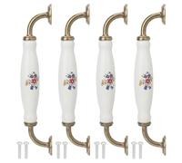 Maniglie per Mobili in Ceramica, Manopole Maniglie ad arco per Comò Porta Casa Maniglie per Porte Vintage Maniglie per Mobili Stile Europeo per Armadi da Cucina, Cassetti, Guardaroba
