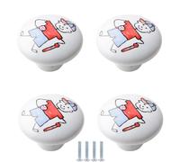 Maniglie Per Mobili Vintage 4 Pezzi 38mm Pomello In Ceramica Con Motivo A Cartoni Animati Pomello Per Armadio Per Cameretta Dei Bambini Maniglia Per Anta Di Mobiletto Maniglia Per Cassetto Del Comò