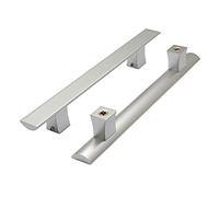 Maniglie per porta doccia, Maniglia per porta in vetro per box doccia in acciaio inossidabile | Confezione da 2 pomelli per doccia con accessori per il bagno | Barra portasciugamani cromata lucida