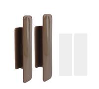 Maniglie per Porte 4/2PCS Maniglie for cassetti for armadietti for finestre Maniglia for porta autoadesiva for guardaroba Organizzatore Maniglia for porta scorrevole aperta(Coffee,1 Set(2Pcs))