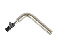 Maniglie per porte del camino robuste e lisce a forma di L, maniglia di ricambio per porte di stufe domestiche, hotel, metallo, legna