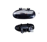 Maniglie per porte esterne di automobili Per Kia Per Carens Maniglia Per Porta Esterna Per Auto Cromata Posteriore Anteriore Nera Maniglie esterne porte(1 Set (4 Pcs))