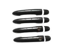 Maniglie per porte esterne di automobili Per Scenic 2 MK2 Accessori Copri Maniglia Per Porta Trim Maniglie Coperture Plastica Imitazione Fibra Carbonio Maniglie esterne porte(B)