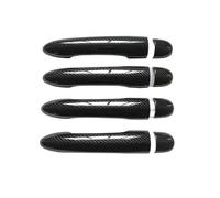 Maniglie per porte esterne di automobili Per Scenic 2 MK2 Accessori Copri Maniglia Per Porta Trim Maniglie Coperture Plastica Imitazione Fibra Carbonio Maniglie esterne porte(D)