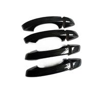 Maniglie per porte esterne di automobili Per SEAT Per Leon Per 5F MK3 Accessori Copertura Maniglia Porta Trim Maniglie Coperture Plastica Imitazione Fibra Carbonio Maniglie esterne porte(B)