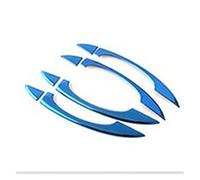 Maniglie per Porte Esterne per A4 B8 Q3 Q5 Strisce per Maniglie per Porte Decorazione Adesivi per coperture Auto Esterne per Porte (Colore: Blu A)