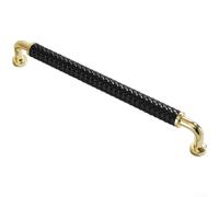Maniglie per porte in lega di zinco con finiture in pelle, compatibili con armadi per armadi e cassetti standard (R)