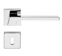 Maniglie per porte interne Linea Calì Stream moderna quadrata cromo lucido 088