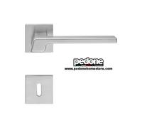 Maniglie per porte interne LineaCalì Stream moderna quadrata Cromo Satinato Copp