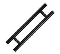 Maniglie per Porte Maniglie per Porte scorrevoli di Grandi Dimensioni, atrio, Foyer, Garage, ferramenta per Porte in Tubo Tondo in Acciaio Inossidabile (Argento 140 cm/5