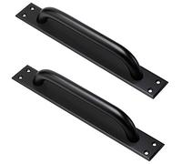 Maniglie per porte scorrevoli, 2 pezzi, in alluminio, maniglia per porta antincendio per casa, legno, balcone, armadio, distanza tra i fori 255 mm, hardware durevole