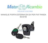 MANIGLIE PORTA ESTERNA DX-SX PER FIAT PANDA 80/341B