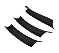 Maniglie Porta Interna per B&MW X5 F15 X6 F16 2014-2018 LHD RHD 3 Pezzi Set Maniglia Interna Porta Laterale Bracciolo Tiraggio Finiture Accessori Nero Carbonio(Black RHD 3 PCS)