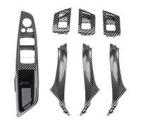 Maniglie Portiere Interne Per La Serie 5 Per F10 Per F18 2010-2016 7 Pezzi Car Interior Door Handle Piastra Di Copertura Decorativa Guida A Sinistra LHD Doppio Foro