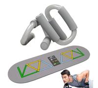 Maniglie Pushup - Manici per l'allenamento della, Attrezzatura Palestra Grip | professionale Pushup per Allenamento della con Tappetino Antiscivolo, Maniglie Pushup per Allenamento