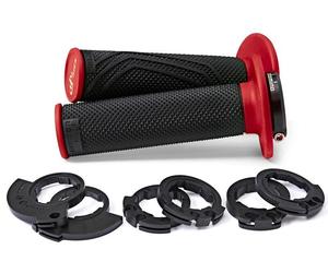 Maniglie Rivestimenti Motocicletta Rosso DOMINO D-Lock 200 - Cross/Enduro-