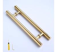 Maniglie rotonde in metallo per porte in legno e vetro, ideali per porte scorrevoli interne ed esterne, doccia e fienile