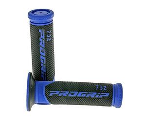 Maniglie Set Progrip 732 Road Nero, Blu