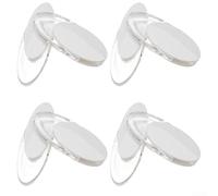 Maniglie trasparenti per tende veneziane e tende, confezione da 8, in plastica, per il trattamento delle finestre, con facile installazione