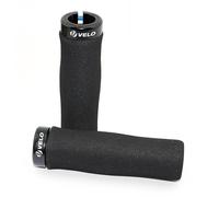 Coppia Di Manopole Bici In Schiuma Eva Ultralight Nere/Staffa Nera. Fissaggio