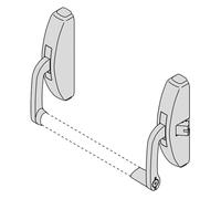 Maniglione 59301 antipanico da applicare con chiusura centrale Cisa PRESTIGE