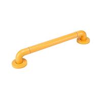 Maniglione Acciaio inossidabile antiscivolo bianco e arancione, alta stabilità e forte anticaduta for anziani in gravidanza(Orange,50cm)