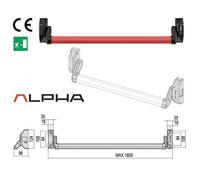 MANIGLIONE ANT.CISA 5M001-10-0 (ALPHA PUSH LATER.) - Ferrero Ferramenta