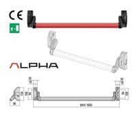 MANIGLIONE ANT.CISA 5M011-10-0(ALPHA PUSH COMPON.) - Ferrero Ferramenta