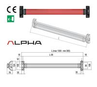 MANIGLIONE ANT.CISA 5M811-10-0 (TOUCH COMPONIBILE)