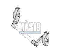 Maniglione 59001 antipanico da applicare con chiusura centrale Cisa FAST PUSH