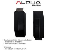 Maniglione Antipanico CISA Barra Rossa ALPHA PUSH Modern Porte Sicurezza CE ICIM