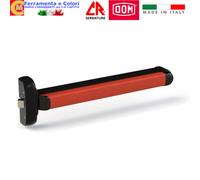 Maniglione Antipanico DOM CR Barra Rossa Push Touch Scrocchi Porte Sicurezza ITA