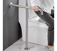 Maniglione Bagno, corrimano Maniglione per disabili Maniglione per WC,Parete al pavimento Grab Rail, bagno Grab Rails, acciaio inox guida Grab Bar supporto Drop Down, Toilet Wall Support Rail