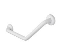 Maniglione Bagno di Sicurezza a 45° Angolare in Acciaio Bianco
