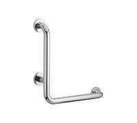 Maniglione bagno disabili, barra di ausilio angolare, 90° 400x400mm, diametro Ø 32mm, acciaio inox 304 cromato lucido - THIRARD