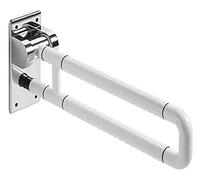 Maniglione Barra di sicurezza for WC con bracciolo di sicurezza pieghevole di serie, barra di sostegno for bagno, maniglia di supporto di sicurezza antiscivolo