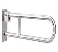 Maniglione Barra for WC a forma di U, bracciolo di sicurezza pieghevole in acciaio inossidabile, maniglia di supporto portatile for bambini