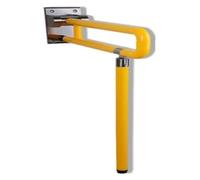 Maniglione Barre di sostegno da parete a pavimento con corrimano di sicurezza for WC con braccio di supporto e maniglia in acciaio inossidabile