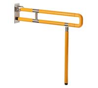 Maniglione Barre di sostegno for corrimano in acciaio, supporto di sicurezza, impugnatura antiscivolo for donne, anziani e bambini, bianco/giallo