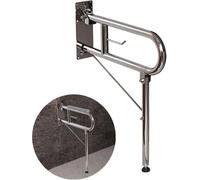 Maniglione Bracciolo di sicurezza for WC, forniture alberghiere, maniglia di supporto pieghevole antiscivolo, maniglioni di sostegno a forma di U da pavimento